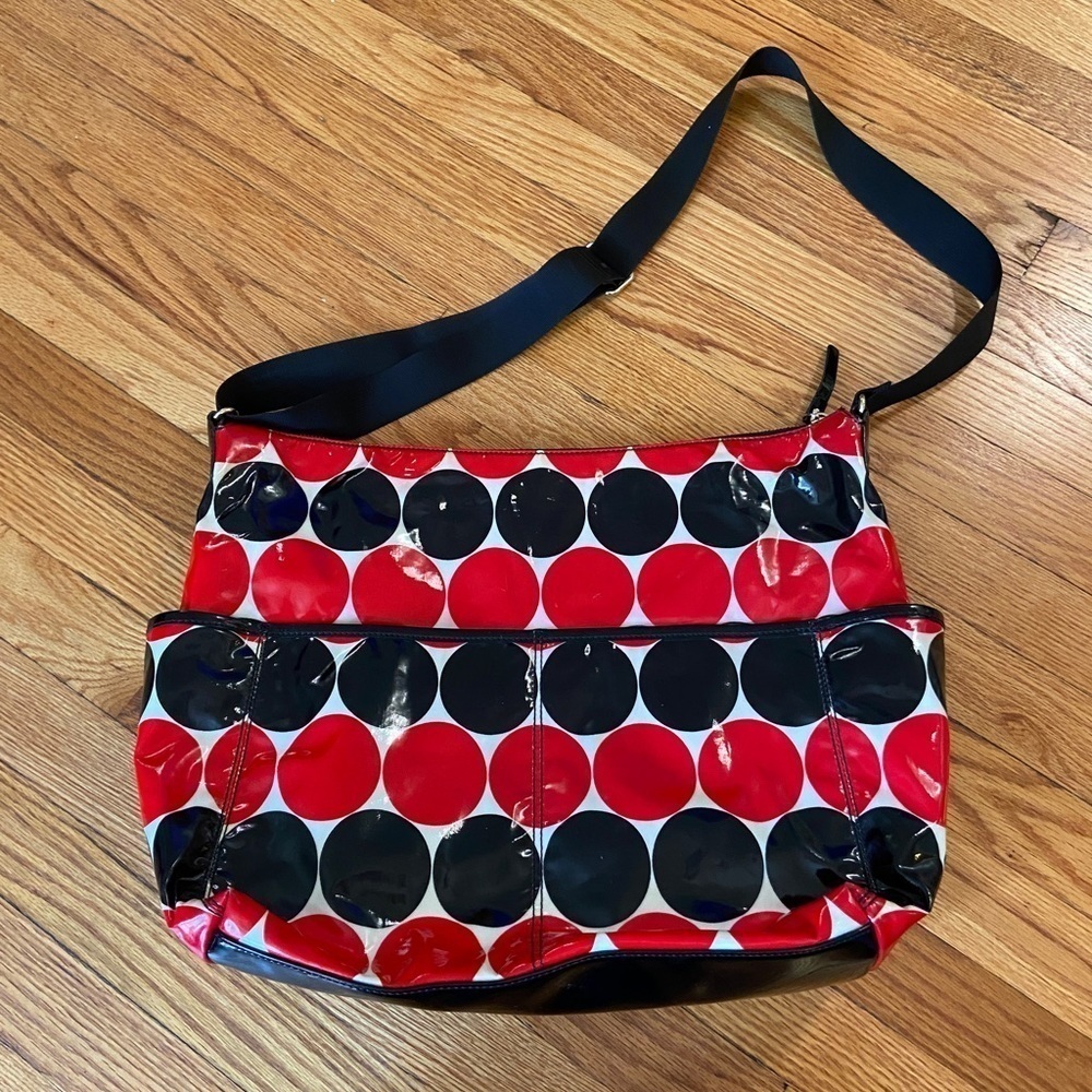 Kate spade diaper bag, crossbody, large dots - Picture 4 of 16